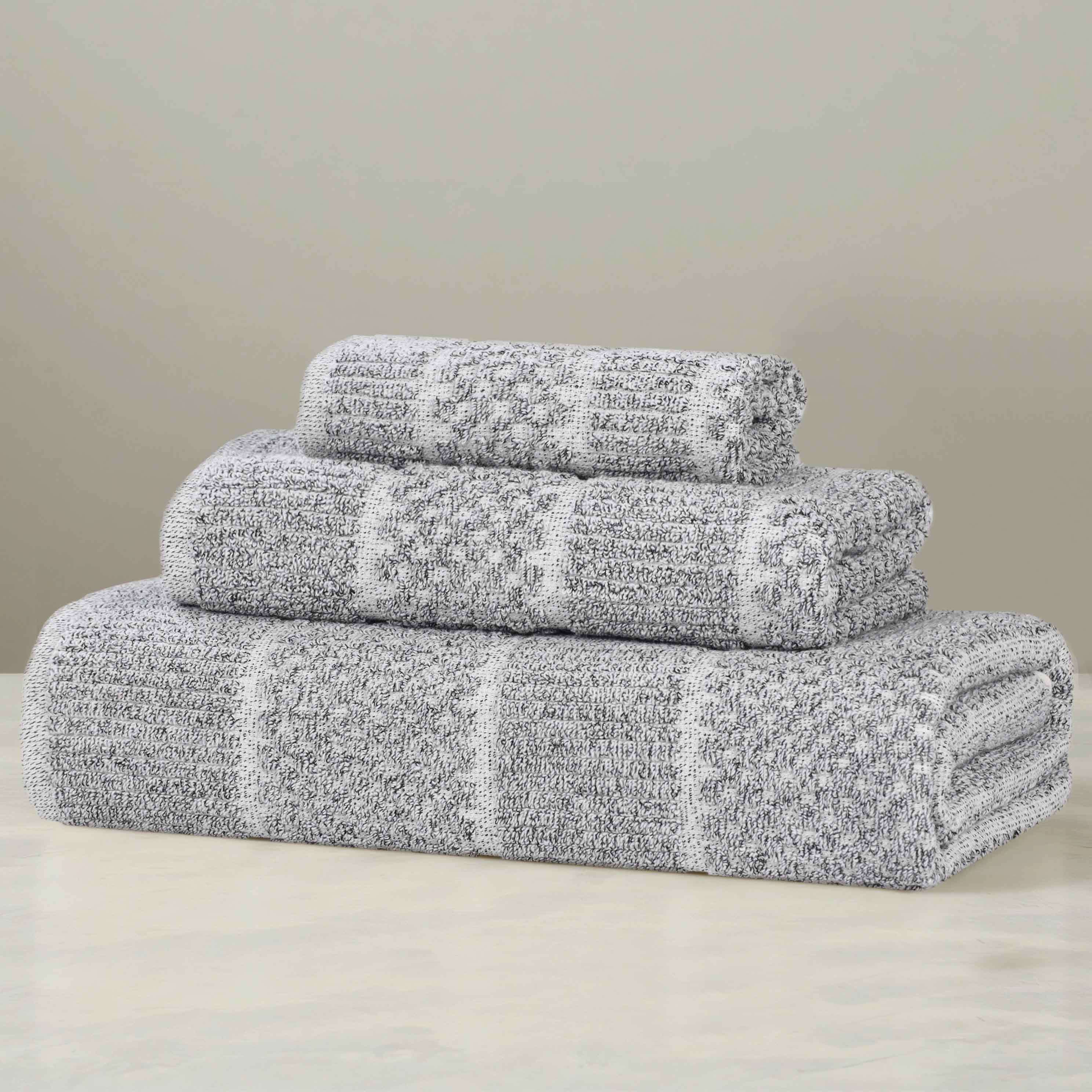 Premium 3-Piece Cotton Blend Towel Set - Soft, Absorbent & Quick-Drying Bath & Hand Towels for Spa, Gym & Luxury Home Use