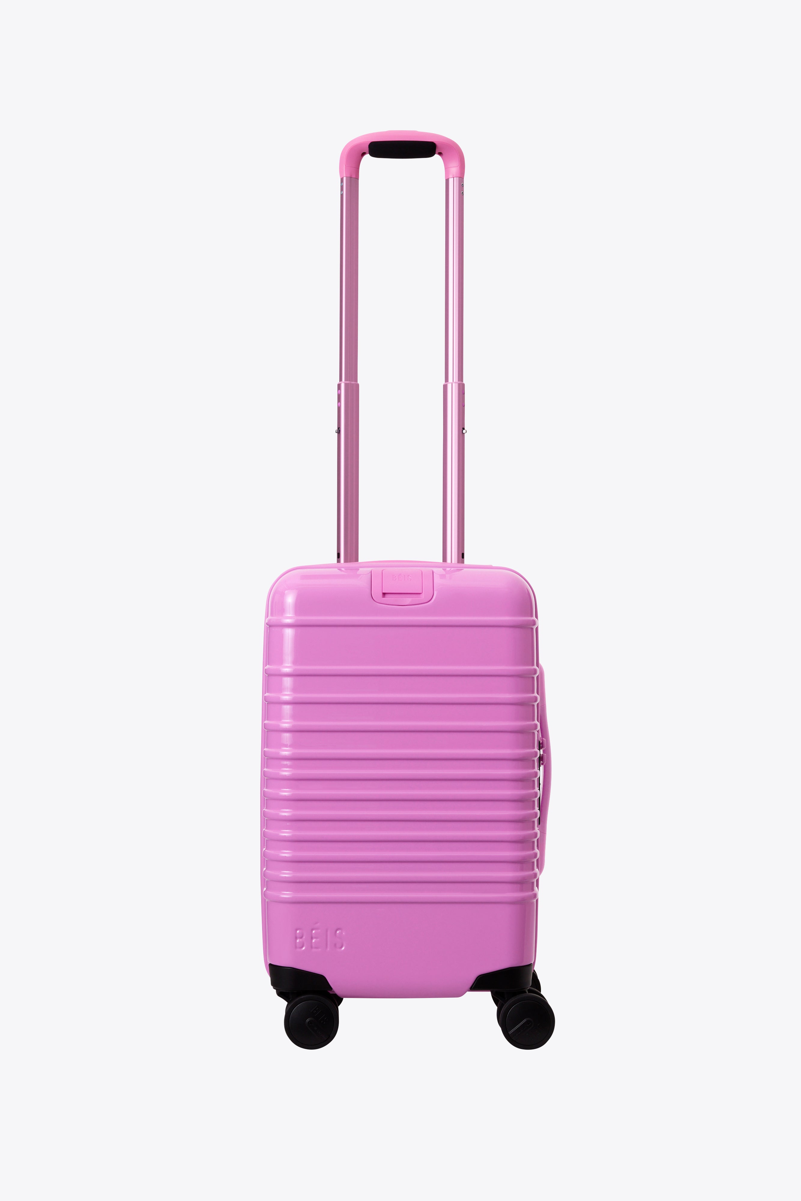 Glossy Berry Small Carry On Roller Luggage - Lightweight Compact Suitcase for Air Travel & Weekend Getaways