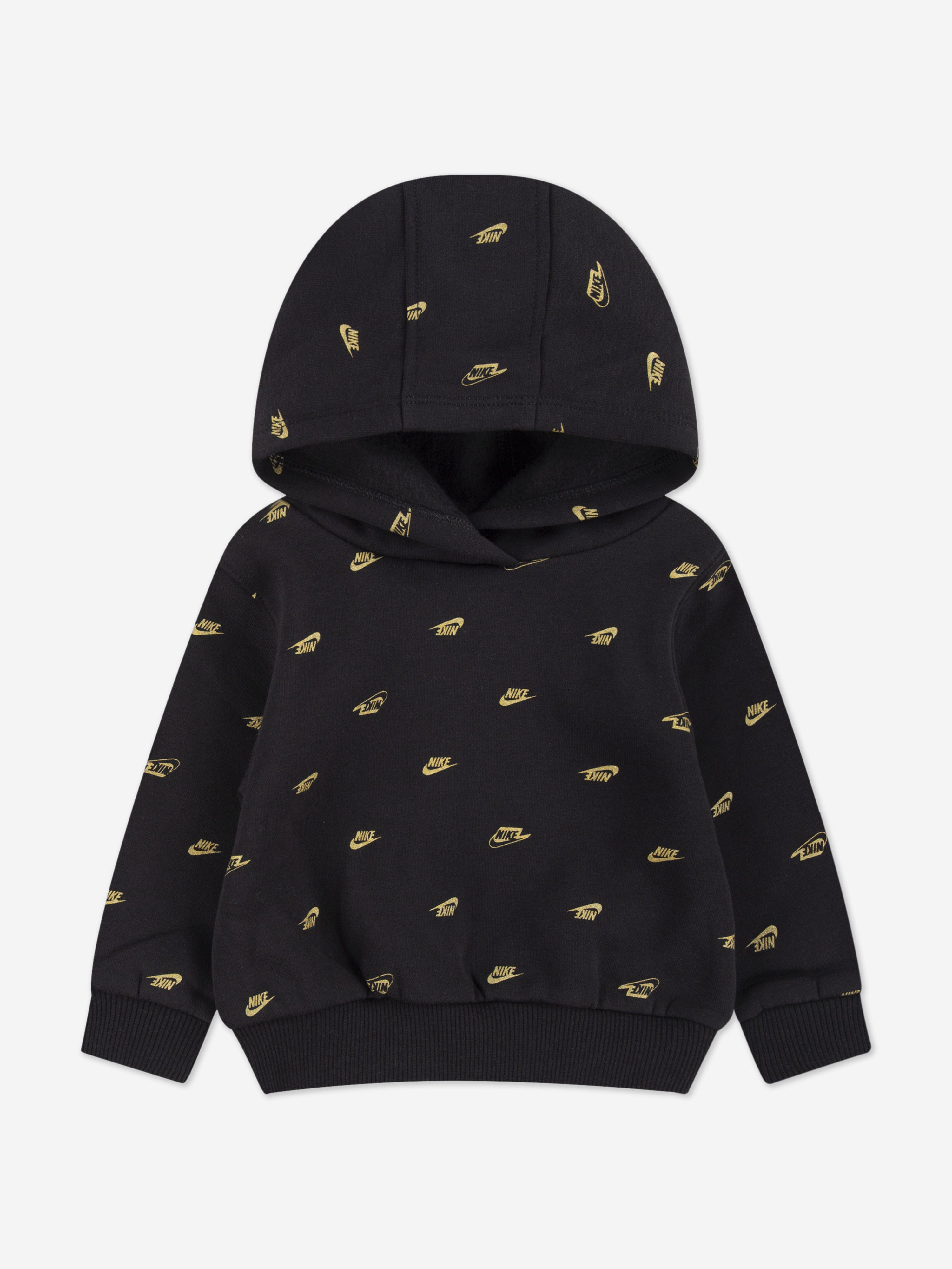 Baby NSW AOP Fleece Tracksuit in Black - Soft & Warm Winter Outfit for Boys & Girls - Perfect for Playdates, Outdoor Adventures & Cozy Family Time