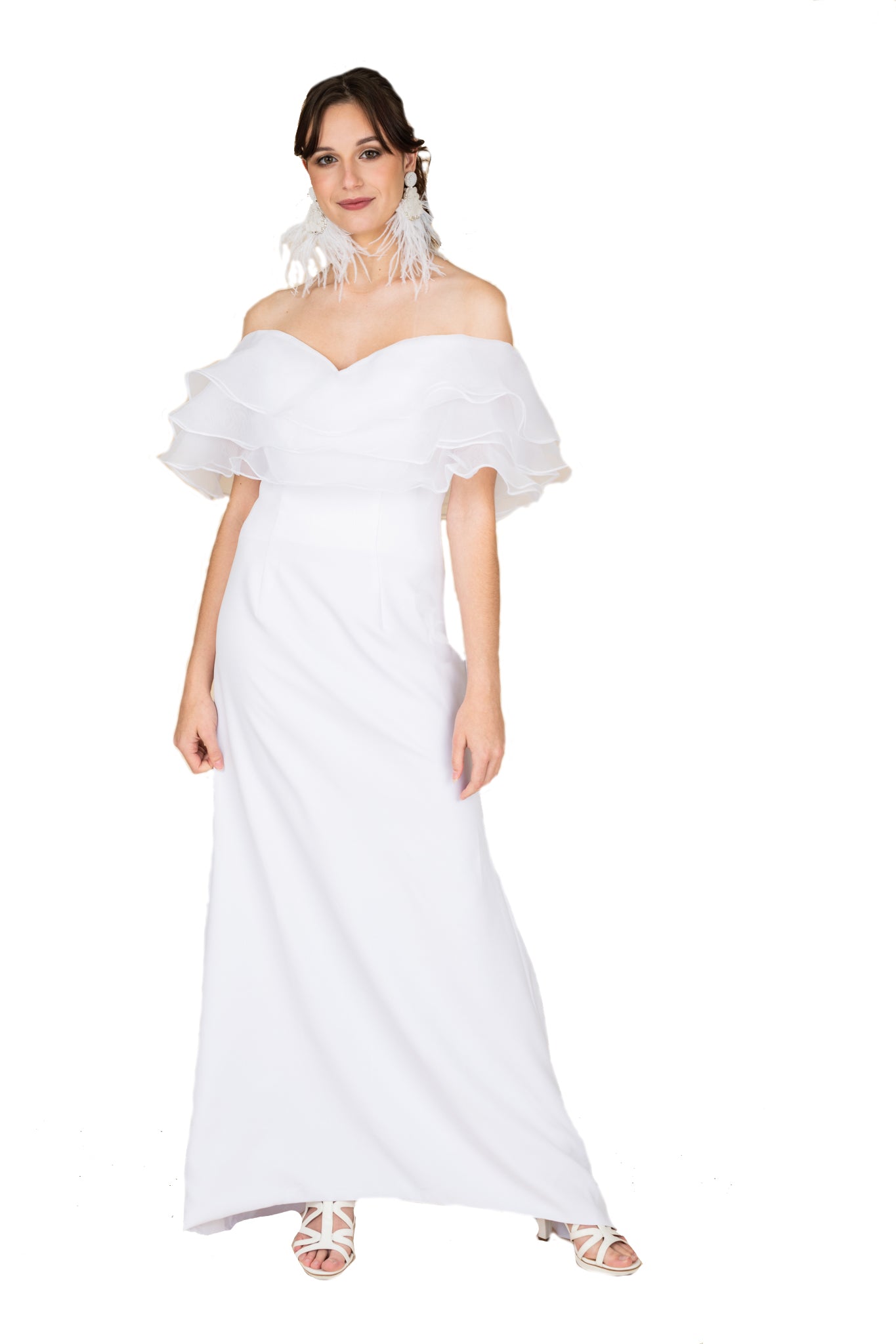 Elegant Strapless Train Gown for Prom, Wedding & Evening Dresses - Perfect for Formal Events, Red Carpet & Special Occasions