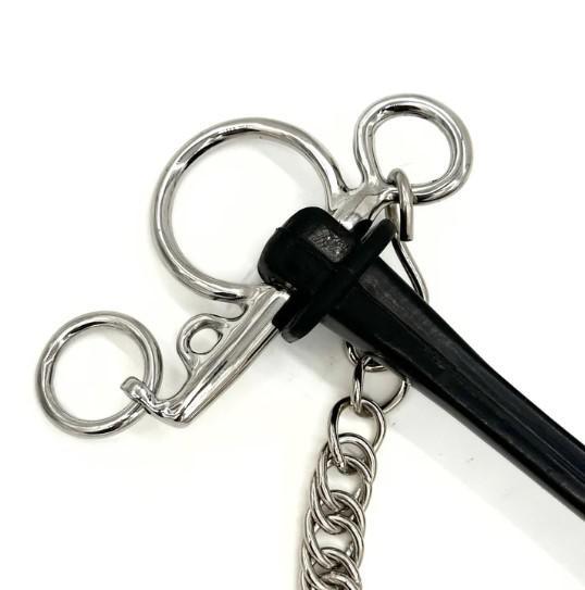 AJR Silomorph Baby Pelham Bit - English Horse Riding Bit for Young Horses - Perfect for Training, Dressage, and Show Jumping