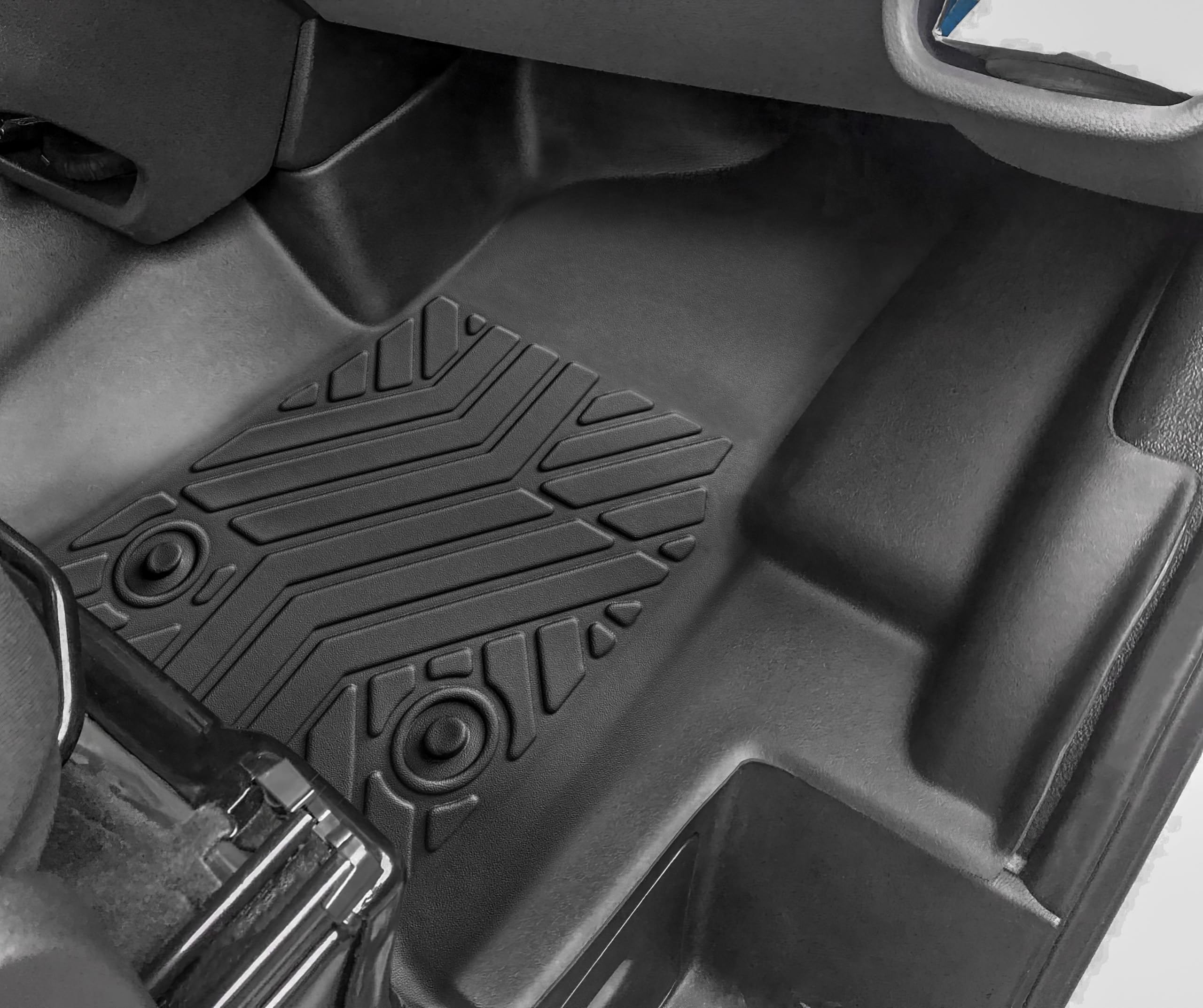 Premium All-Weather TPE Floor Mats for 2015-2019 Ford Transit 150/250/350 - Custom Fit Front Liners | Durable, Non-Slip Car Accessories for Work Vans & Commercial Vehicles