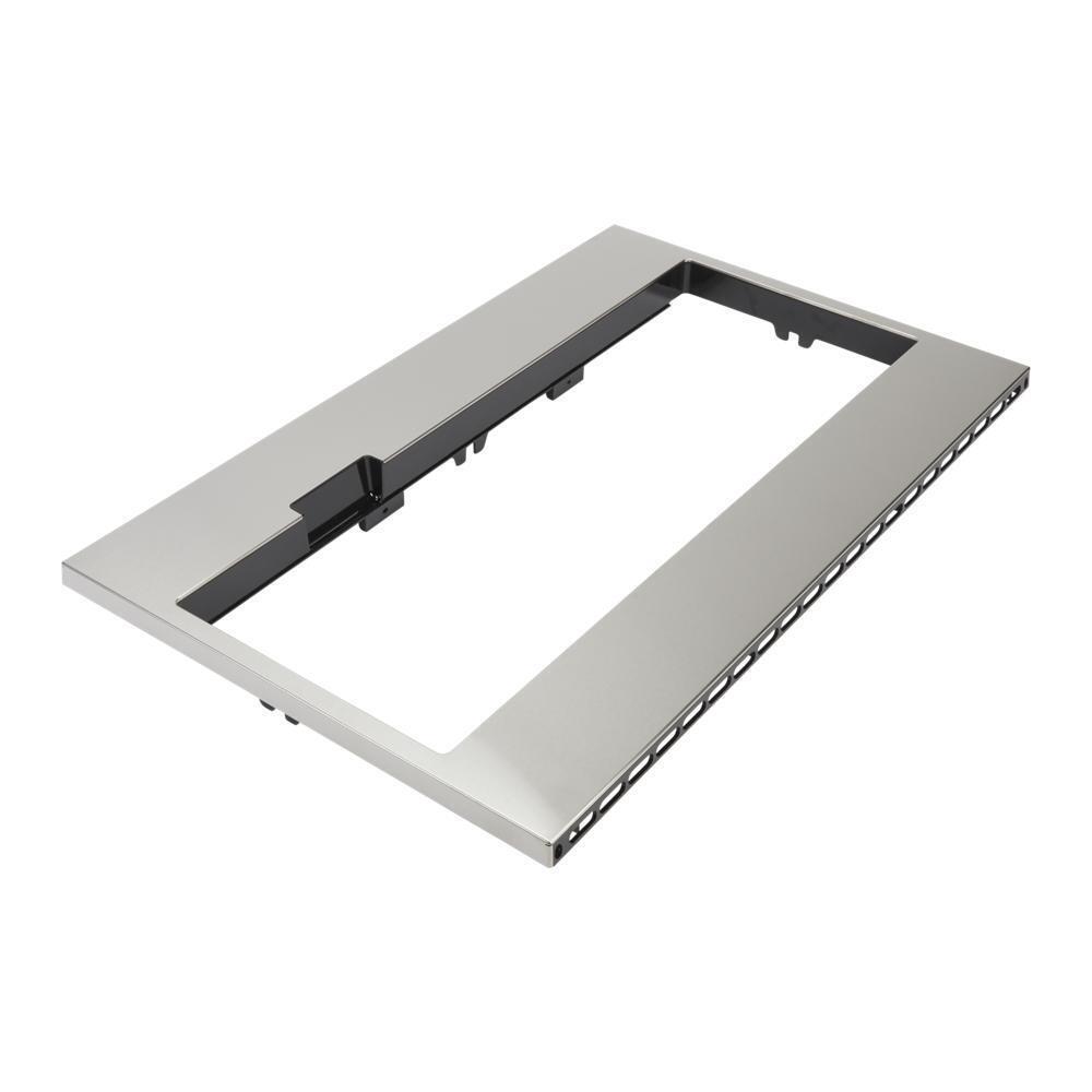Amana W11451313 Built-In Low Profile Microwave Standard Trim Kit with Pocket Handle - Stainless Steel - Perfect for Modern Kitchens & Small Spaces