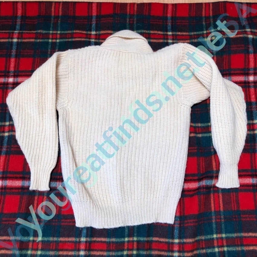 Vintage Laura Ashley 100% Winter White Wool Sweater for Women | Cozy Warm Knit Pullover | Perfect for Christmas, Winter Holidays & Cold Weather Outfits