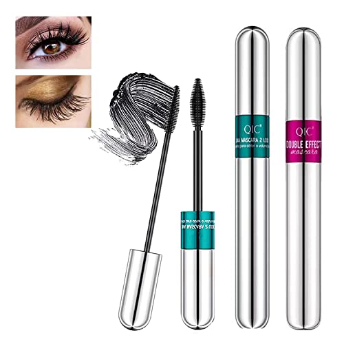 2 PCS Thrive Vibely Mascara - Waterproof & Long-Lasting 5X Lengthening No Clump 4D Mascara for Natural Volume & Thick Lashes | Perfect for Everyday Wear, Date Night & Special Occasions