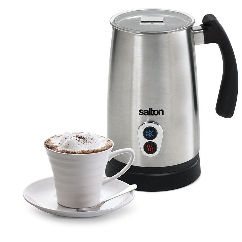 SALTON FR1416 Cordless Milk Frother - Refurbished with Home Essentials Warranty - Perfect for Coffee, Hot Chocolate & Latte Art at Home or Office