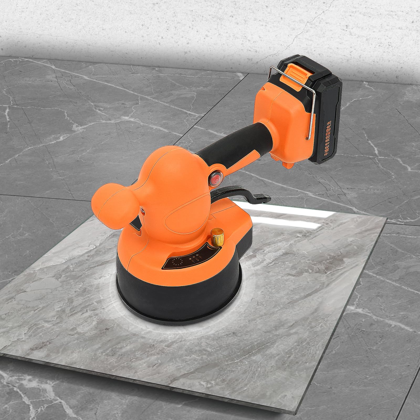 21V 400W Electric Tile Leveling Machine - Portable Automatic Tile Tiler Vibrating Tool for Floor & Wall Installation - Perfect for DIY Home Renovation and Professional Construction Projects