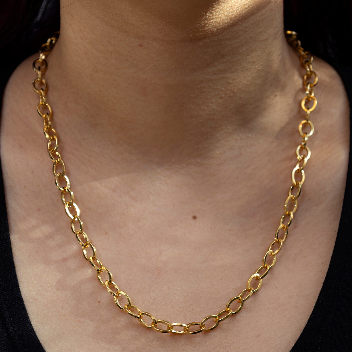 Becca Chain - Elegant Gold Plated Necklace for Women, Trendy Layering Jewelry Gift for Her | Perfect for Parties, Date Nights & Special Occasions