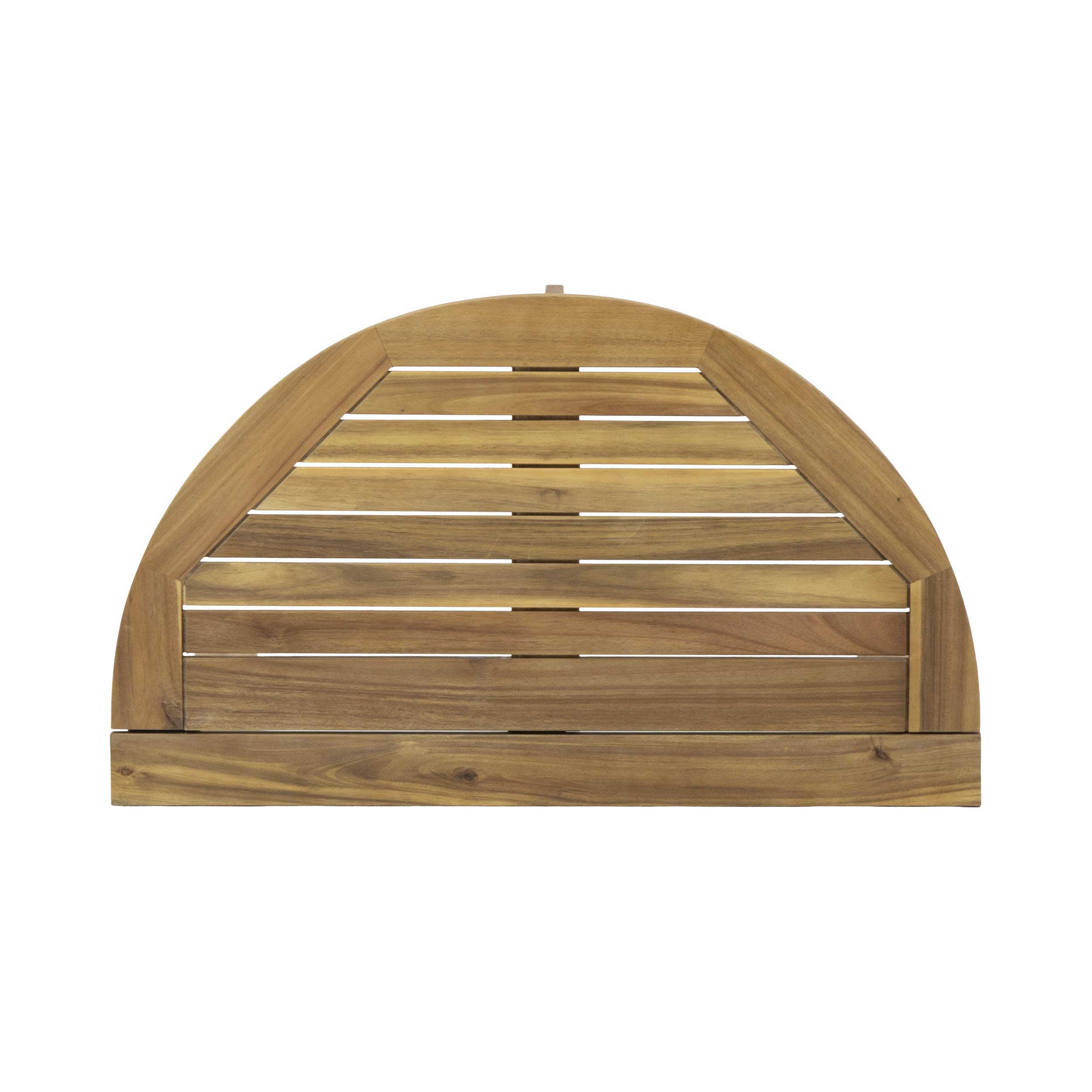 Stylish Natural Finish Bistro Table for Outdoor Dining & Small Spaces - Perfect for Patio, Balcony, or Breakfast Nook