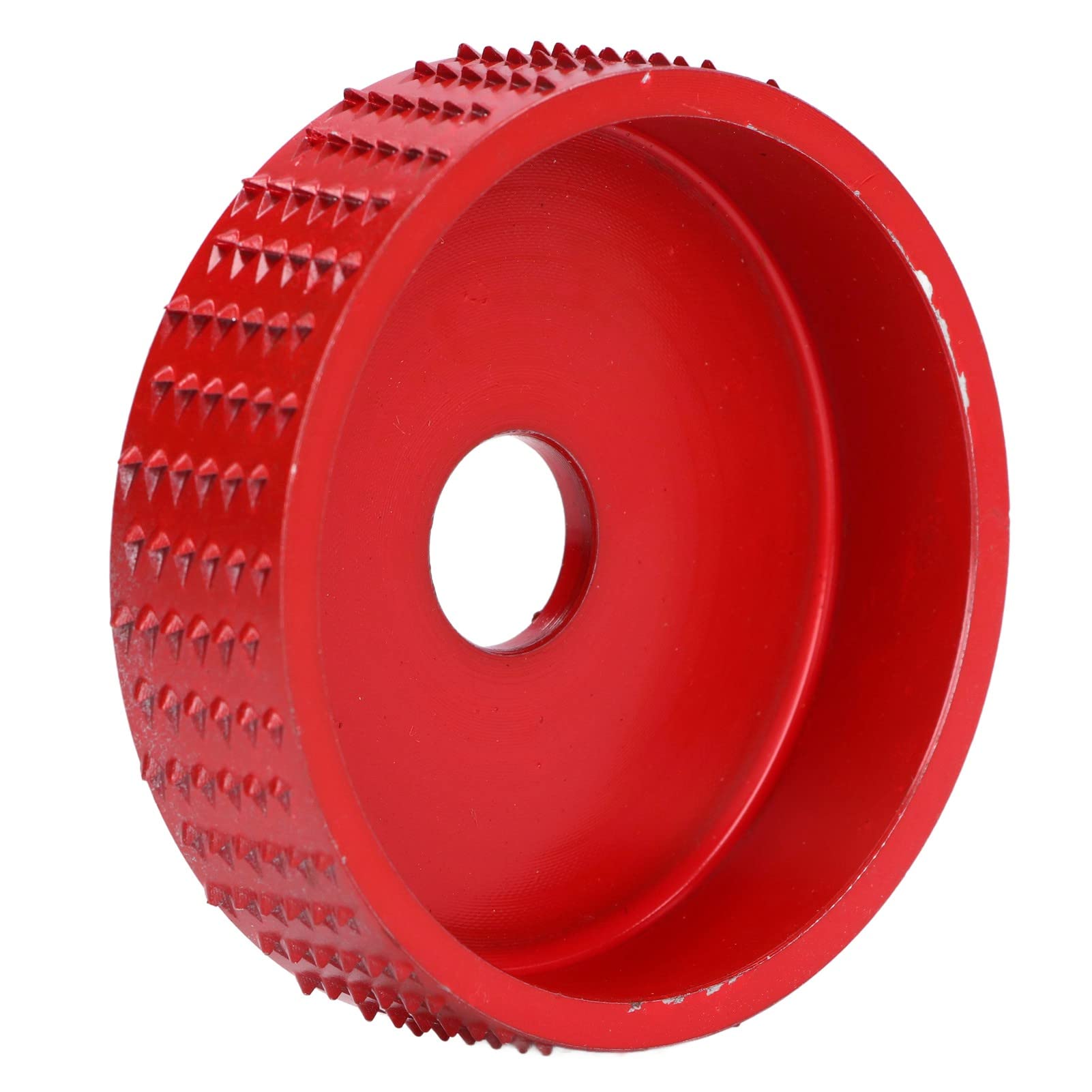 75mm Tungsten Steel Grinding Wheels - High Temperature Resistant Pointed Teeth Shaping Discs for Tea Tray, Wood Carving & DIY Projects (Red) - Perfect for Shaping, Smoothing & Polishing Wood, Metal & Ceramic Surfaces