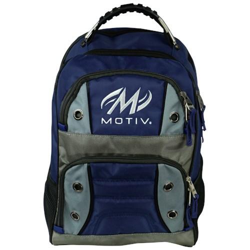 Motiv Intrepid Navy Bowling Backpack - Durable & Stylish Bowling Bag for Men & Women - Perfect for League Play, Tournaments & Practice Sessions