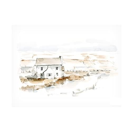 Ethan Harper Neutral Farmhouse I Canvas Art Print - Modern Rustic Wall Decor for Living Room, Bedroom & Office - Trademark Fine Art
