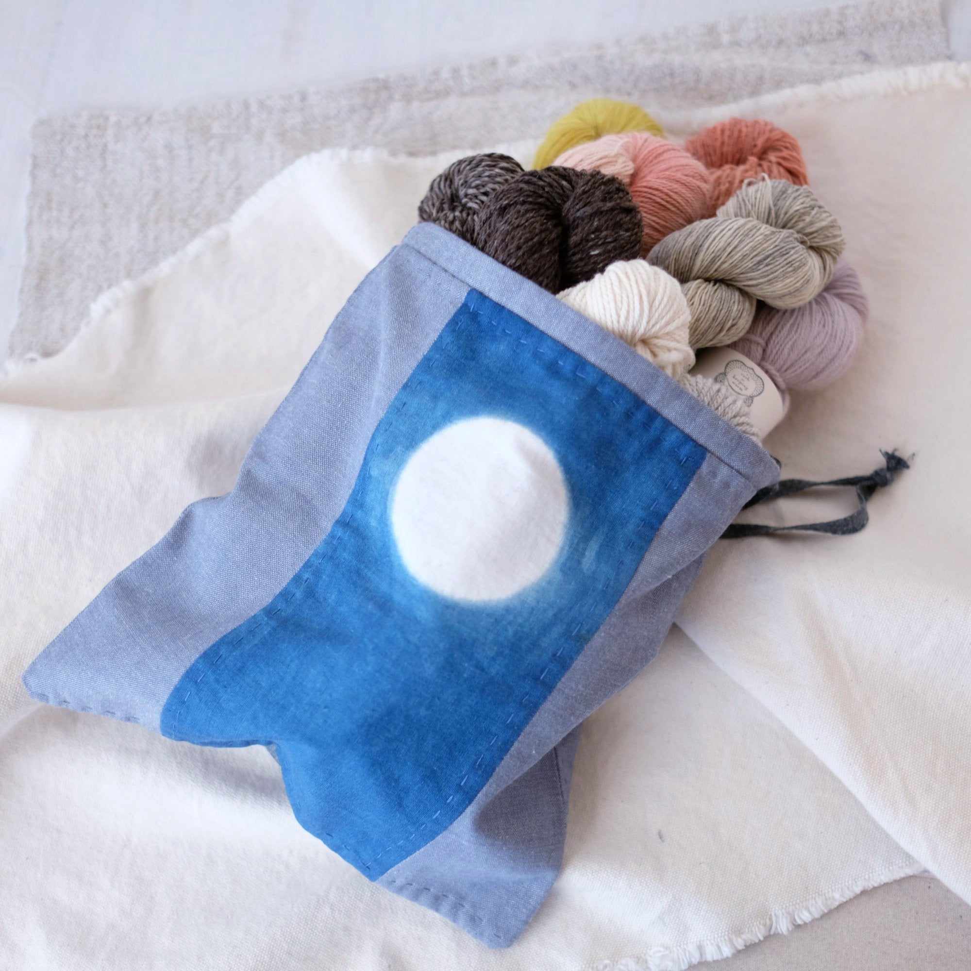 AVFKW x Making Magazine Full Moon Project Bag Bundle - Premium Knitting & Crochet Storage for Crafters - Perfect for Yarn, Needles & DIY Supplies Organization