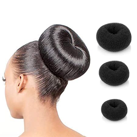 KYNA Professional Hair Donut Bun Maker - 3 Pack Hair Styling Accessories for Women & Girls | Perfect for Updos, Ponytails & Special Occasions