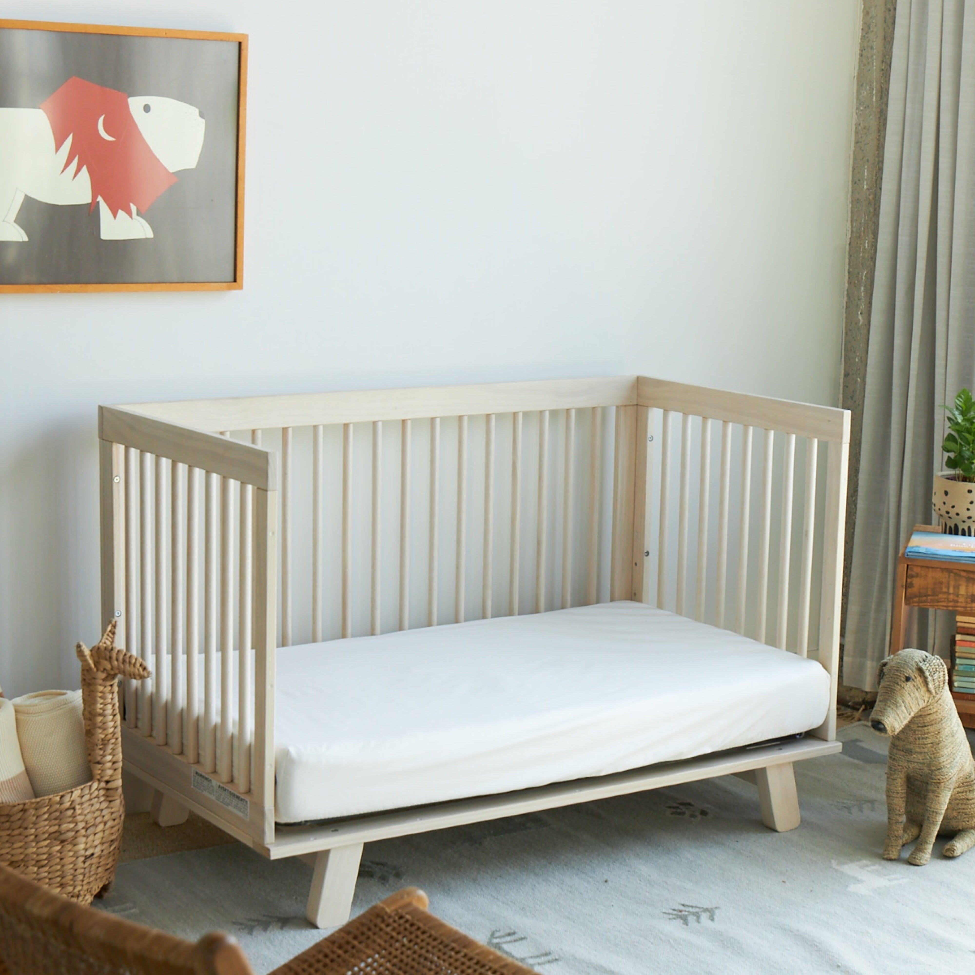 Organic Cotton Crib Sheet - Soft & Breathable Baby Crib Fitted Sheet for Nursery, Toddler & Infant Bed - Perfect for Daycare, Home & Travel Use