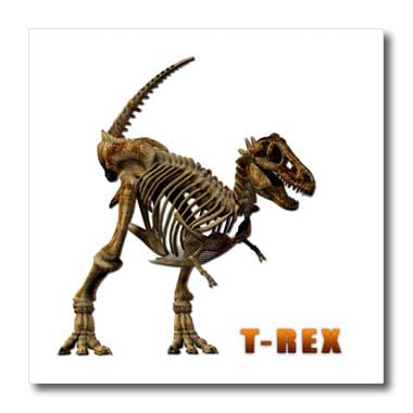 3D Rose Boehm T-Rex Dinosaur Heat Transfer Iron-On Paper - 8x8 Inch for DIY T-Shirts, Tote Bags & Fabric Crafts - Perfect for Kids' Apparel, School Projects & Custom Gifts
