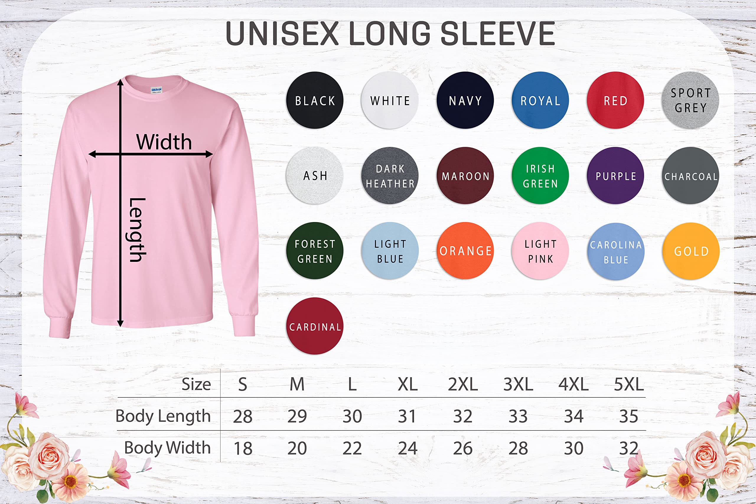Floral Nana Shirt - Comfortable Grandma T-Shirt, Long Sleeve & Hoodie Options - Perfect Mothers Day Gift for Her - Ideal for Family Gatherings & Special Occasions