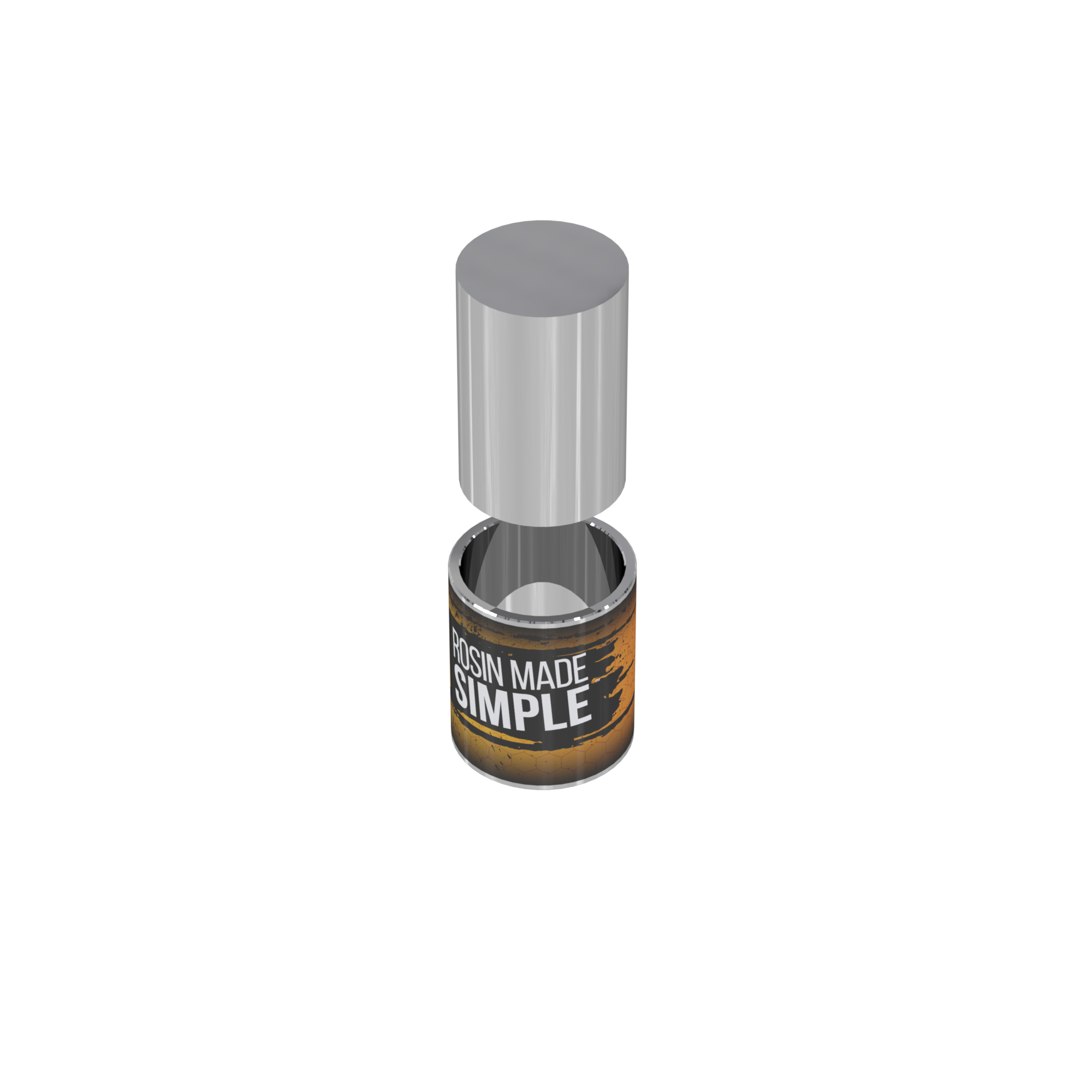 NugSmasher 7g Round Pre Press Mold for Rosin - Heavy Duty Stainless Steel Hash Press for DIY Rosin Extraction - Perfect for Home Use & Small Batch Processing