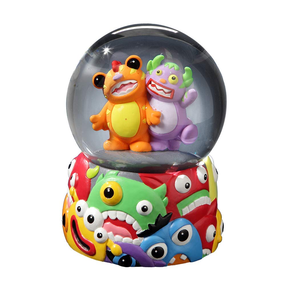 Jingle Jumbles Monster Water Globe - Unique Collectible Snow Globe with Festive Holiday Decor - Perfect for Christmas Gifts, Home Decor, and Office Desk Accessories