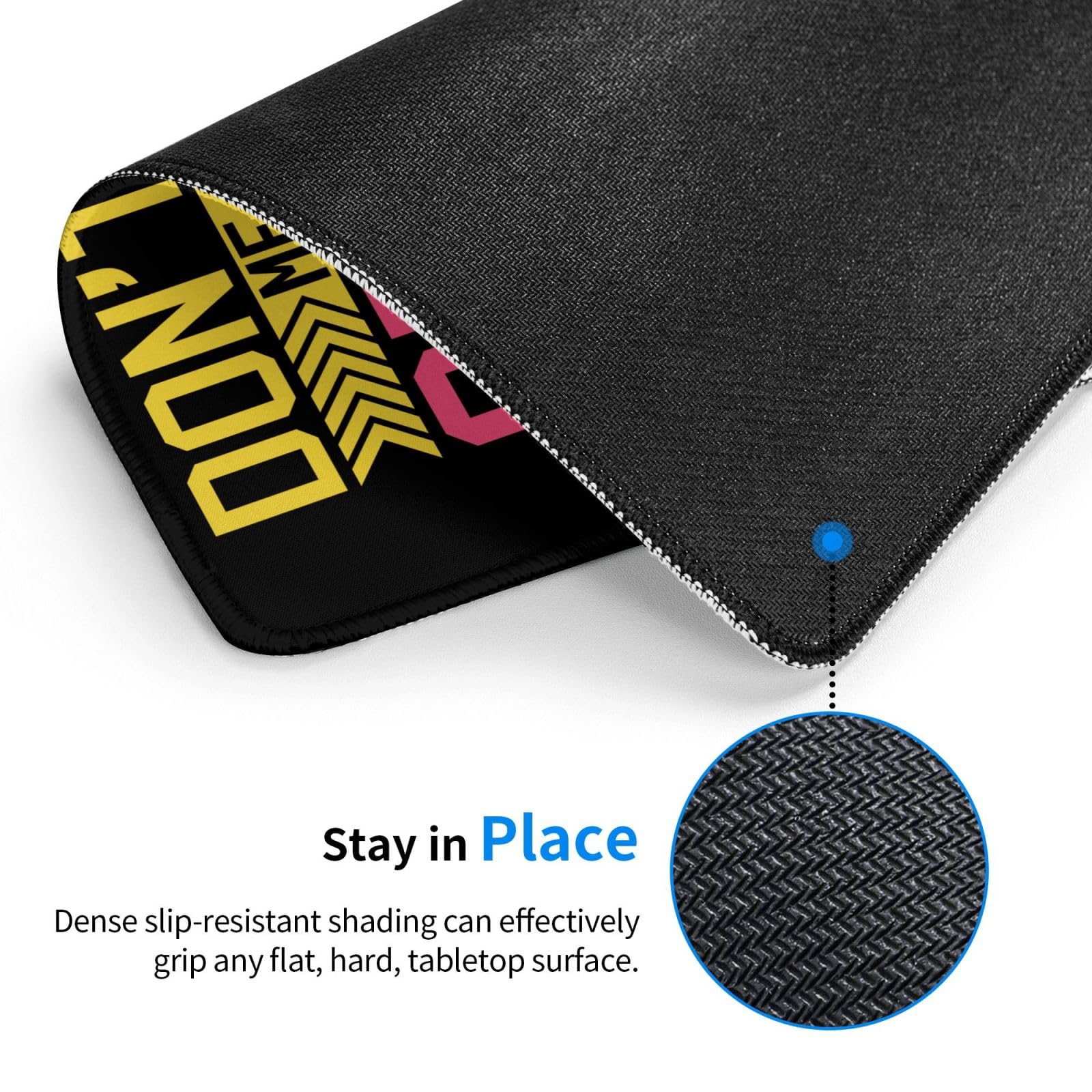 Non-Slip Waterproof Mouse Pad with Rubber Base - 10x12 Inch Gaming & Office Mousepad for PC/Laptop - Perfect for Work, Gaming & Cricket Mom Moments