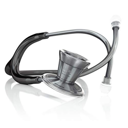 MDF Metalika ProCardial Cardiology Stethoscope - Lightweight Titanium Dual Head Stethoscope for Adults with Black Tube & Metalika Chestpiece (MDF797TMT11) | Ideal for Medical Professionals, Nurses, and Students in Hospitals & Clinics