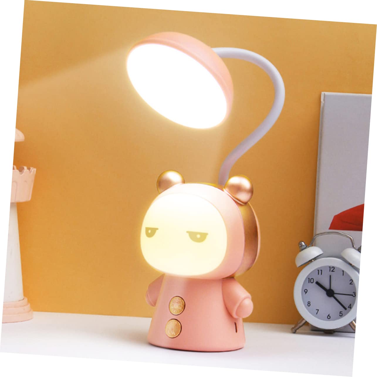 COHEALI Touch Control Bedside Lamp - USB Powered Night Light for Study, Office & Home Use | Adjustable Desk Lamp with Dimmable Brightness for Reading, Working & Relaxing