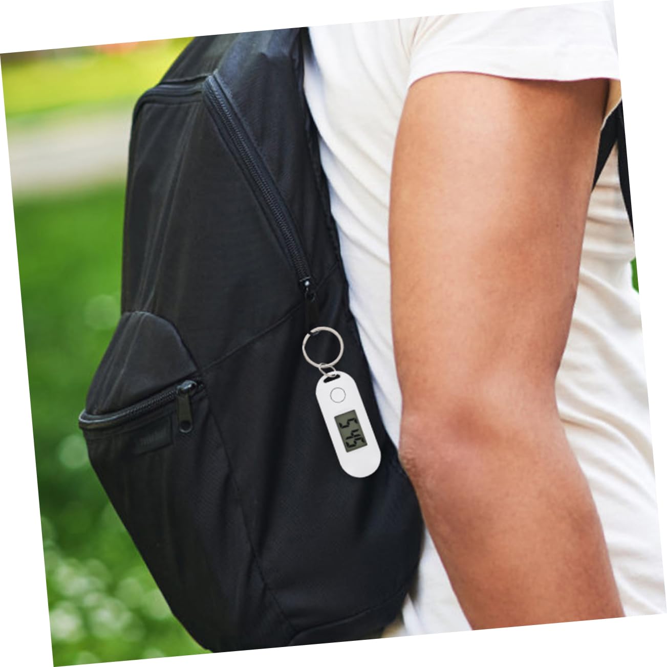 KOMBIUDA Digital Watch for Boys and Girls - Small Portable Electronic Keychain Watch with Hanging Strap - Perfect for School, Sports, and Everyday Use