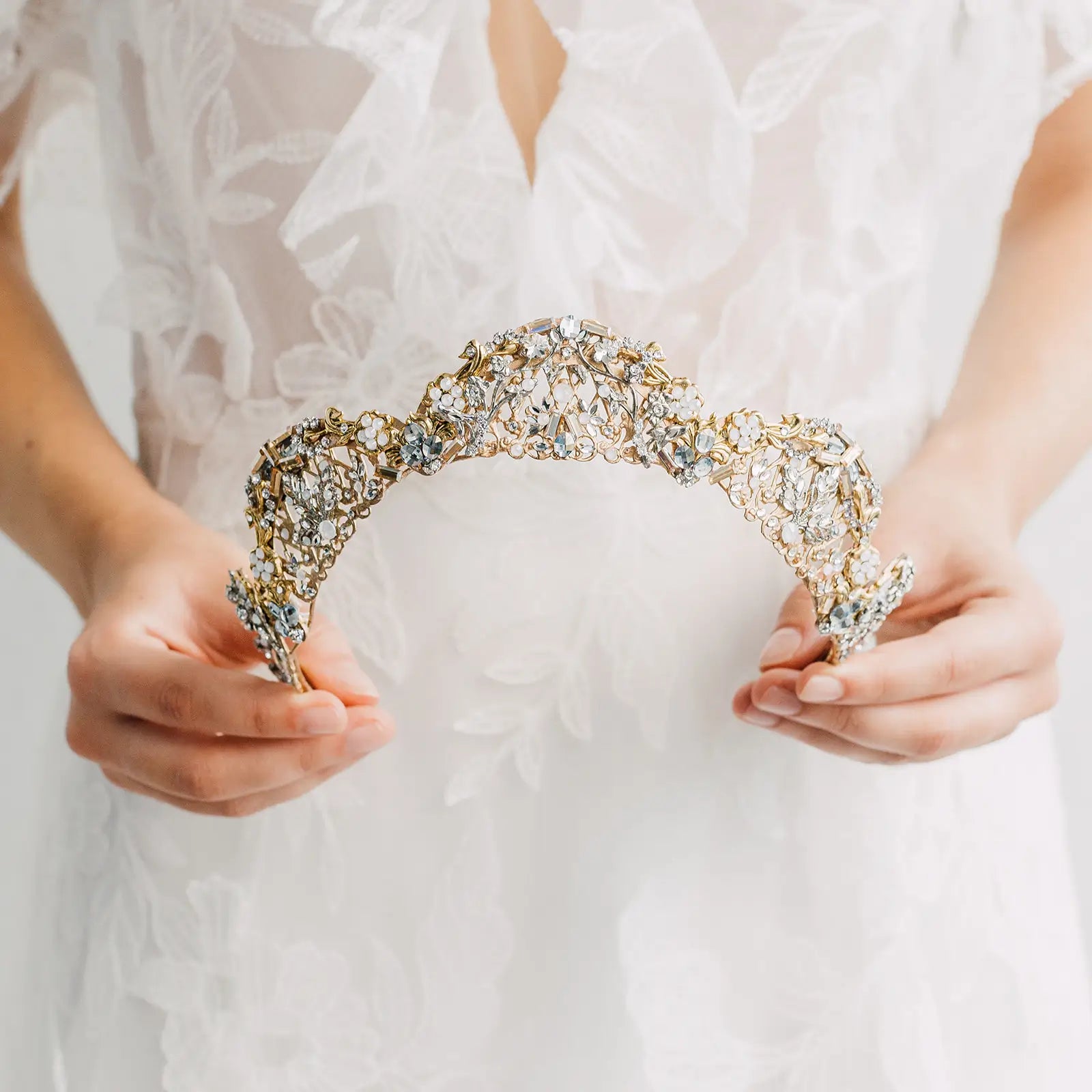 Stylish Ingrid Crown - Elegant Hair Accessory for Women | Perfect for Weddings, Parties & Special Occasions