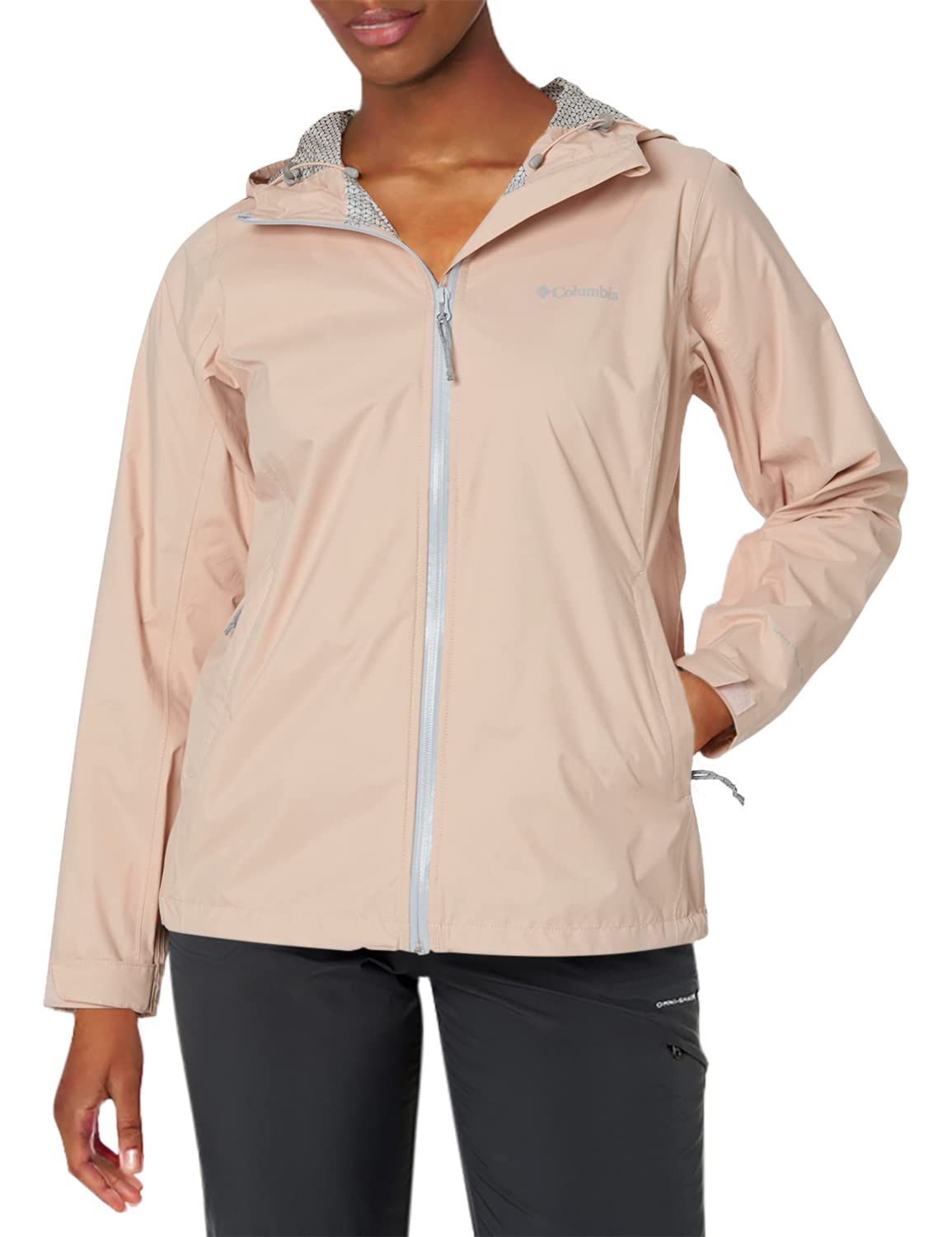Columbia Women's EvaPOURation Jacket - Lightweight Waterproof Raincoat for Hiking & Outdoor Activities | Windproof & Breathable Rain Jacket for Women