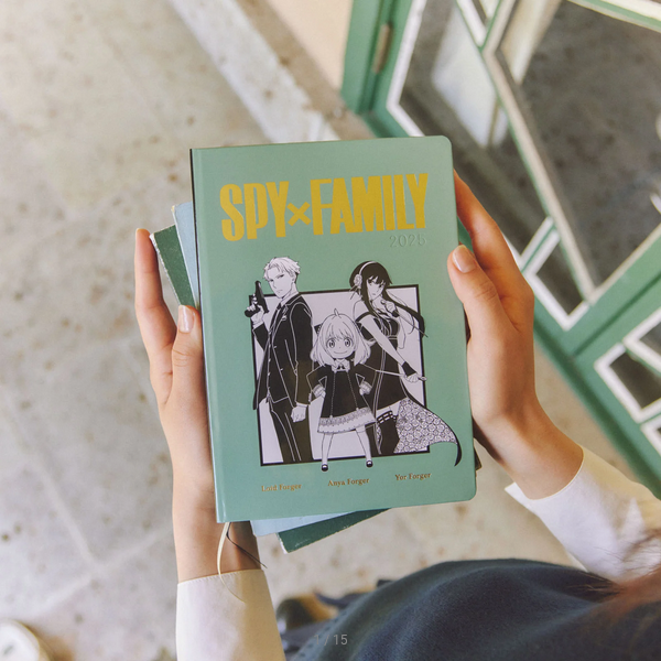 Hobonichi Techo 2025 Planner - SPY x FAMILY: Forger Family Edition - A5 Size Daily Journal (English Version) | January Start, Monday Start | Perfect for Anime Fans, Bullet Journaling & Daily Planning