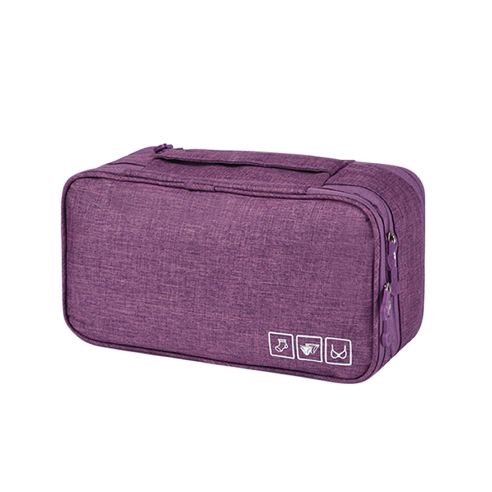 Arinda Waterproof Multi-Functional Storage Bag - Travel Underwear Organizer & Bra Storage Pouch for Closet, Gym, Camping & Vacation Packing