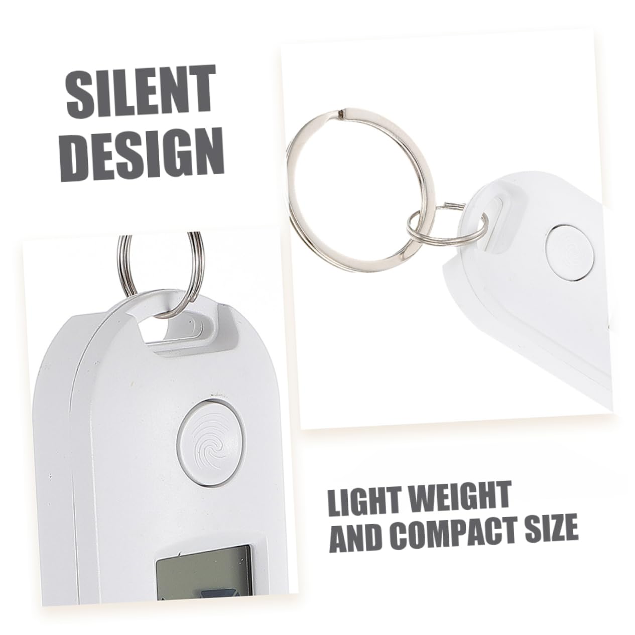 BIUDECO Digital Pocket Watch for Boys and Girls - Stylish Electronic Keychain Watch with Alarm & LED Display - Perfect for Students, School, Gifts and Everyday Use