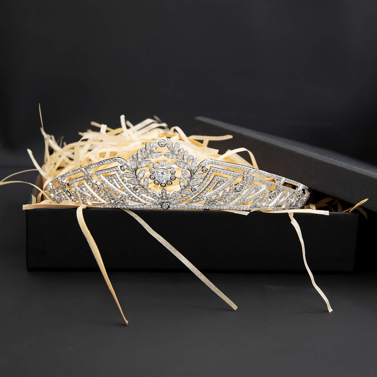 Zirconia Royal Replica Tiara for Bride - Crystal Princess Wedding Headpiece CH10360 | Perfect for Bridal Showers, Weddings & Special Occasions