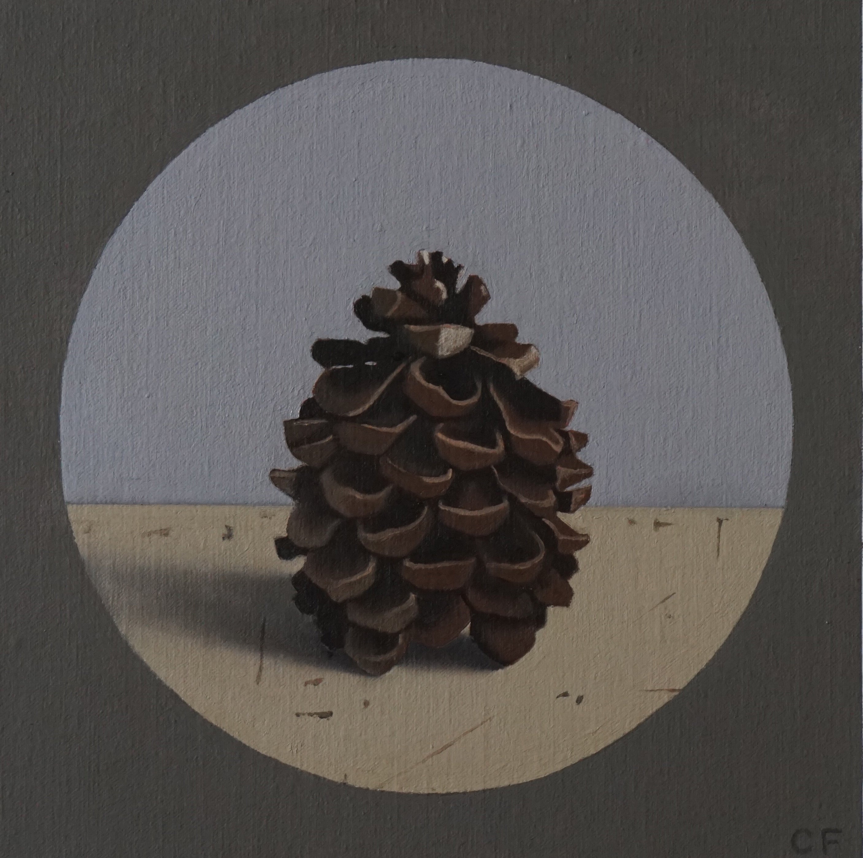 Chris Feiro: Anzio Pinecone 2 - Premium Handcrafted Wooden Pinecone Sculpture for Home Decor, Gift & Art Collection | Perfect for Living Room, Office & Holiday Display