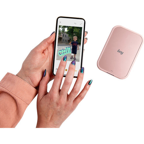 Canon IVY 2 Mini Photo Printer (Blush Pink) - Wireless Portable Instant Printer for Smartphones, Perfect for Travel, Parties & Scrapbooking