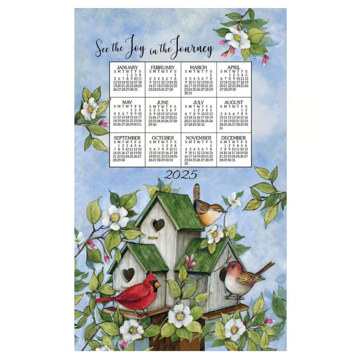 2025 Calendar Towels - Premium Cotton Bath & Kitchen Towels with Yearly Planner - Perfect for Home, Office, and Gifts