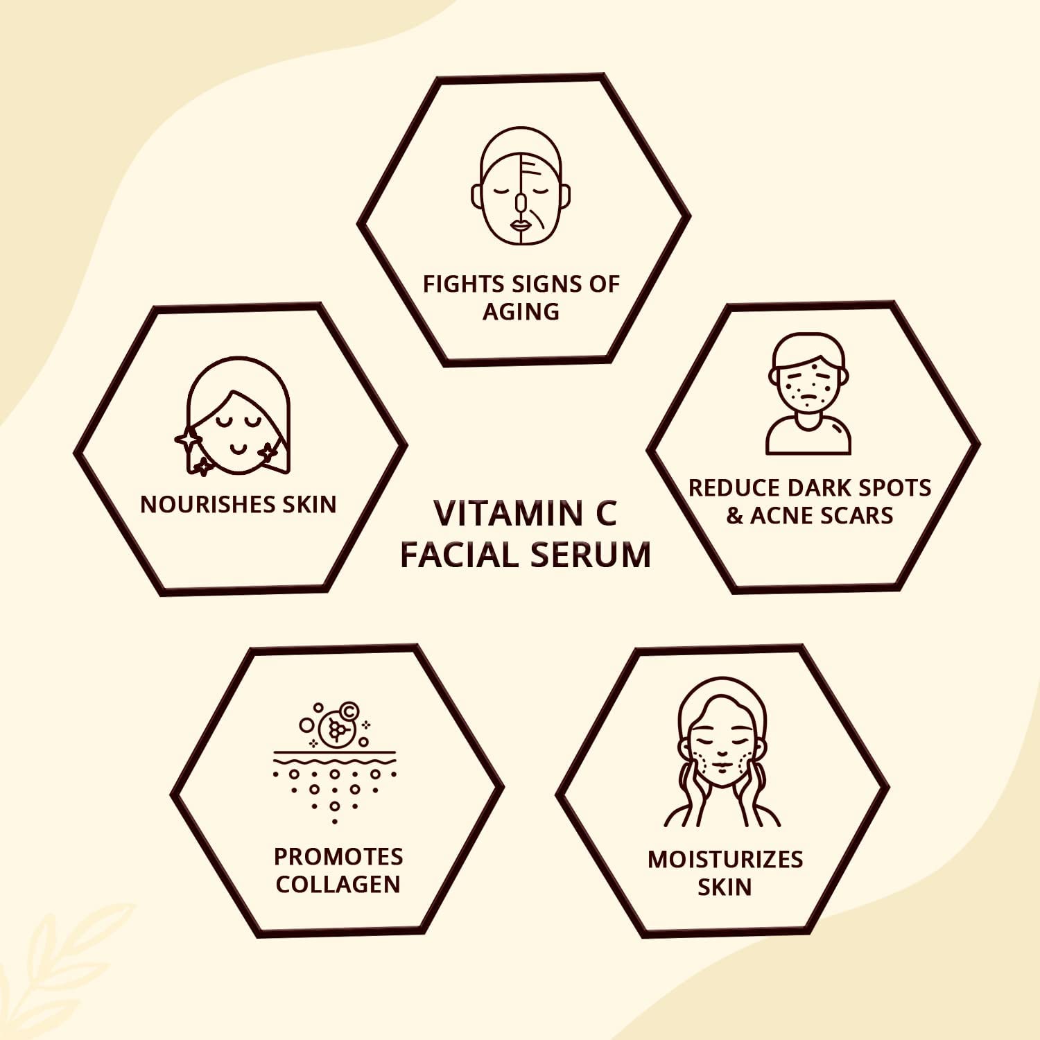 Forecast Skin Naturals Vitamin C Face Serum - Brightening & Spot Reduction Treatment for Glowing Skin, 30ml | Perfect for Morning Skincare Routine & Nighttime Anti-Aging Care