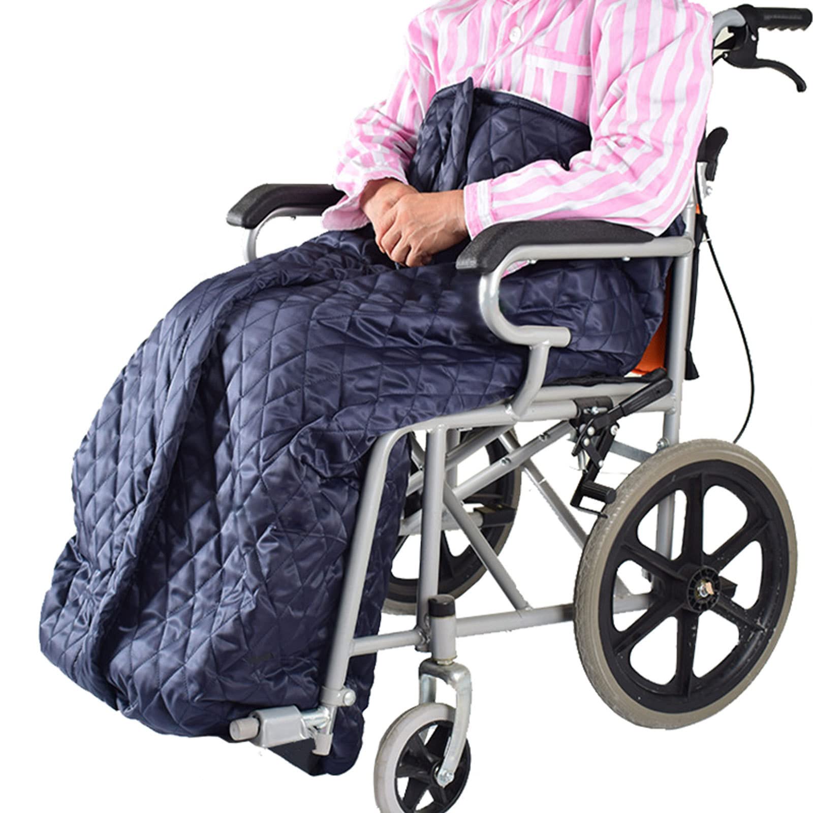 TCIYAQN Universal Fleece-Lined Wheelchair Blanket - Warm & Cozy Lap Cover for Cold Protection - Fits Most Wheelchairs - Perfect for Indoor/Outdoor Use, Travel & Elderly Care