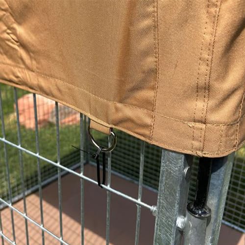 8' x 12' Heavy Duty Galvanized Steel Dog Kennel - Ultimate Pro Outdoor Pet Enclosure for Large Dogs - Perfect for Backyard, Kennel Runs & Dog Training