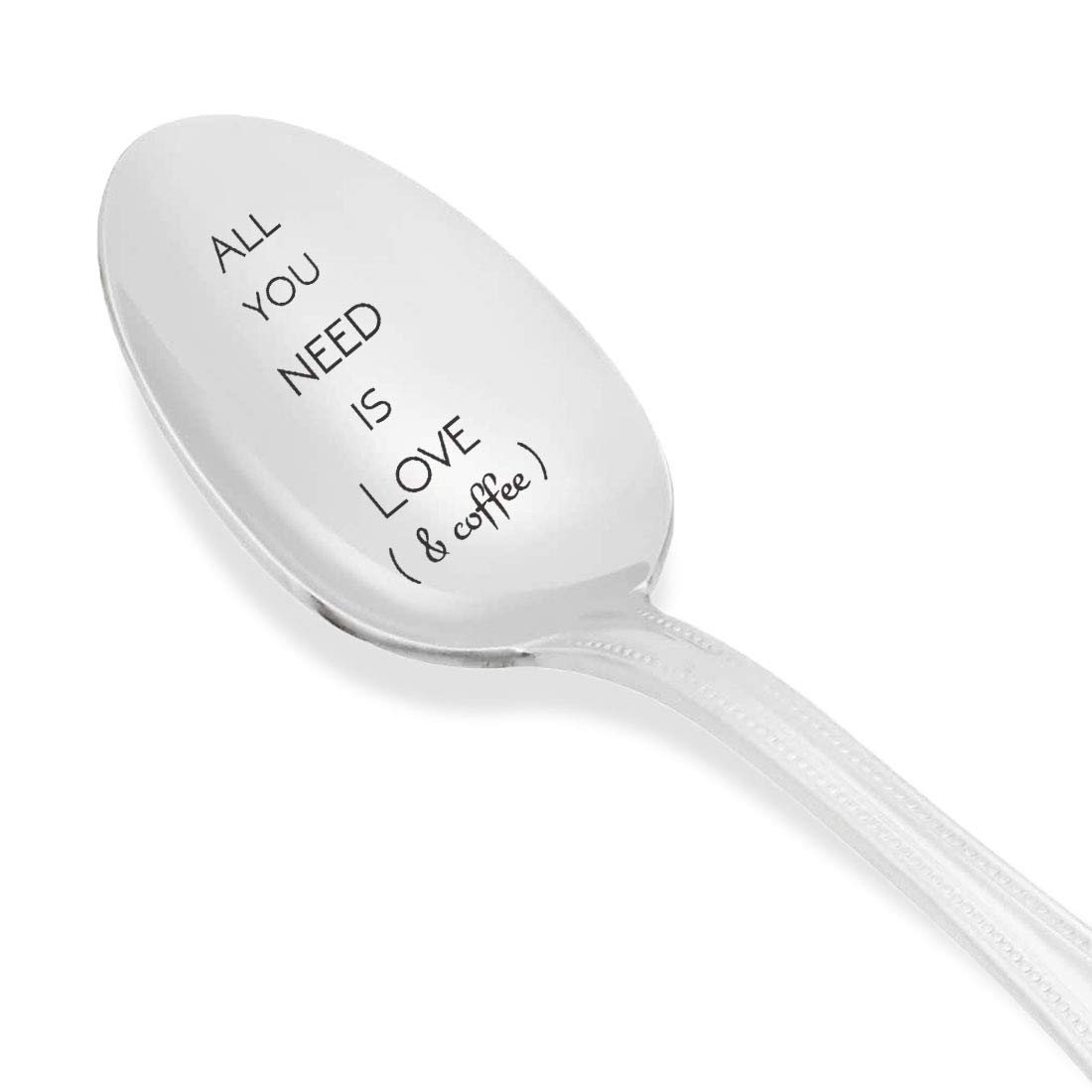 Personalized Coffee Spoon Set - Perfect Gift for Coffee Lovers, Dad, Mom, Him or Her - Ideal for Home, Office & Coffee Shop Use