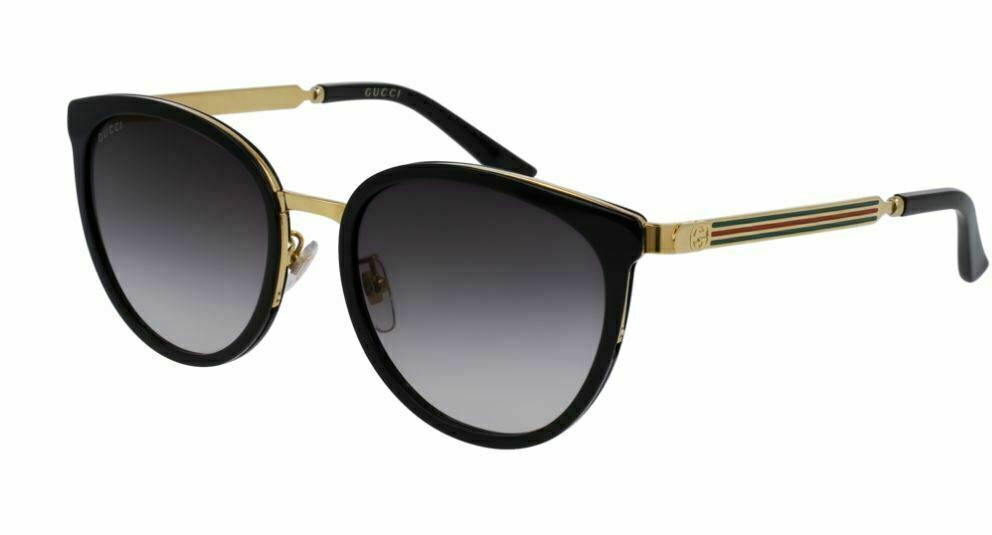 Gucci GG 0077 SK 001 Black/Gold Aviator Sunglasses for Men & Women - Luxury Designer Shades for Driving, Beach & Outdoor Fashion