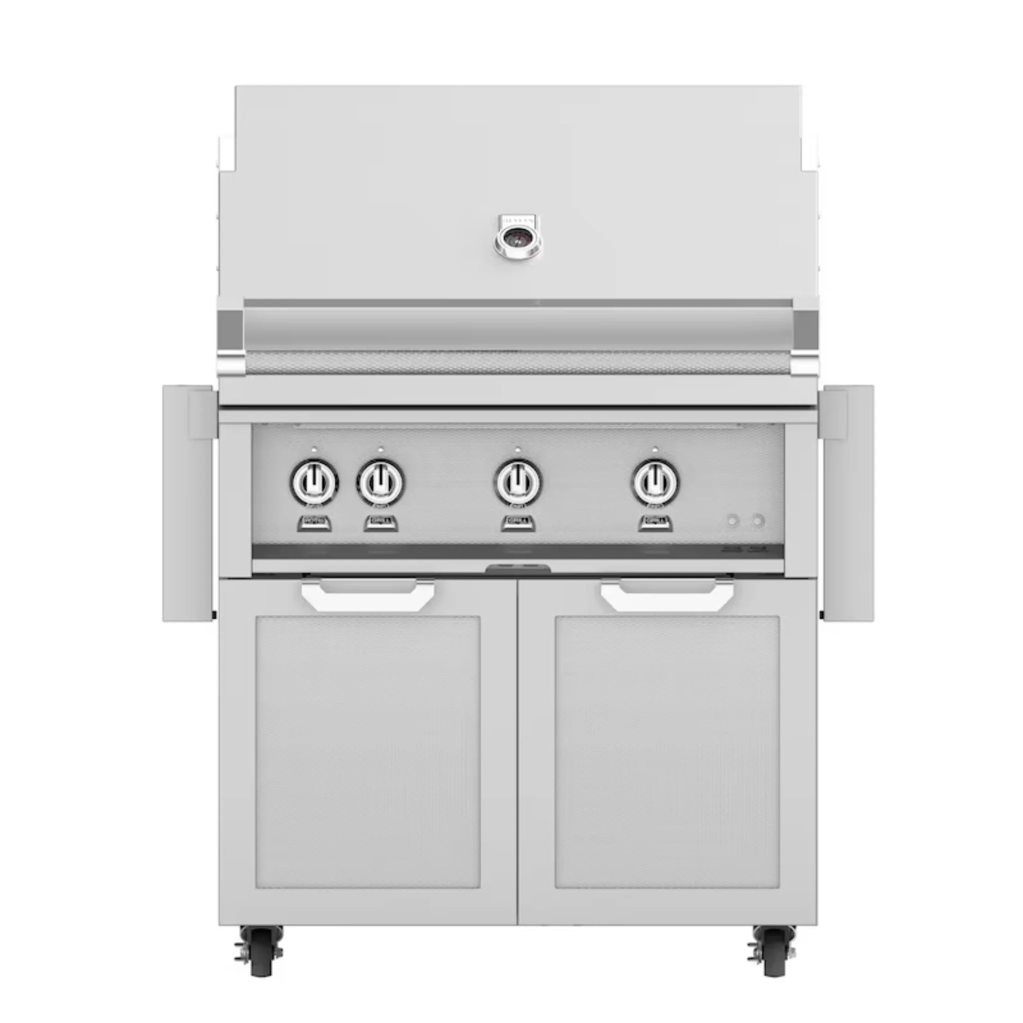 Hestan 36-Inch Freestanding Gas Grill with Double Access Doors - GBR36 GCD36 Model - Perfect for Outdoor Cooking, Backyard BBQs, and Patio Entertaining