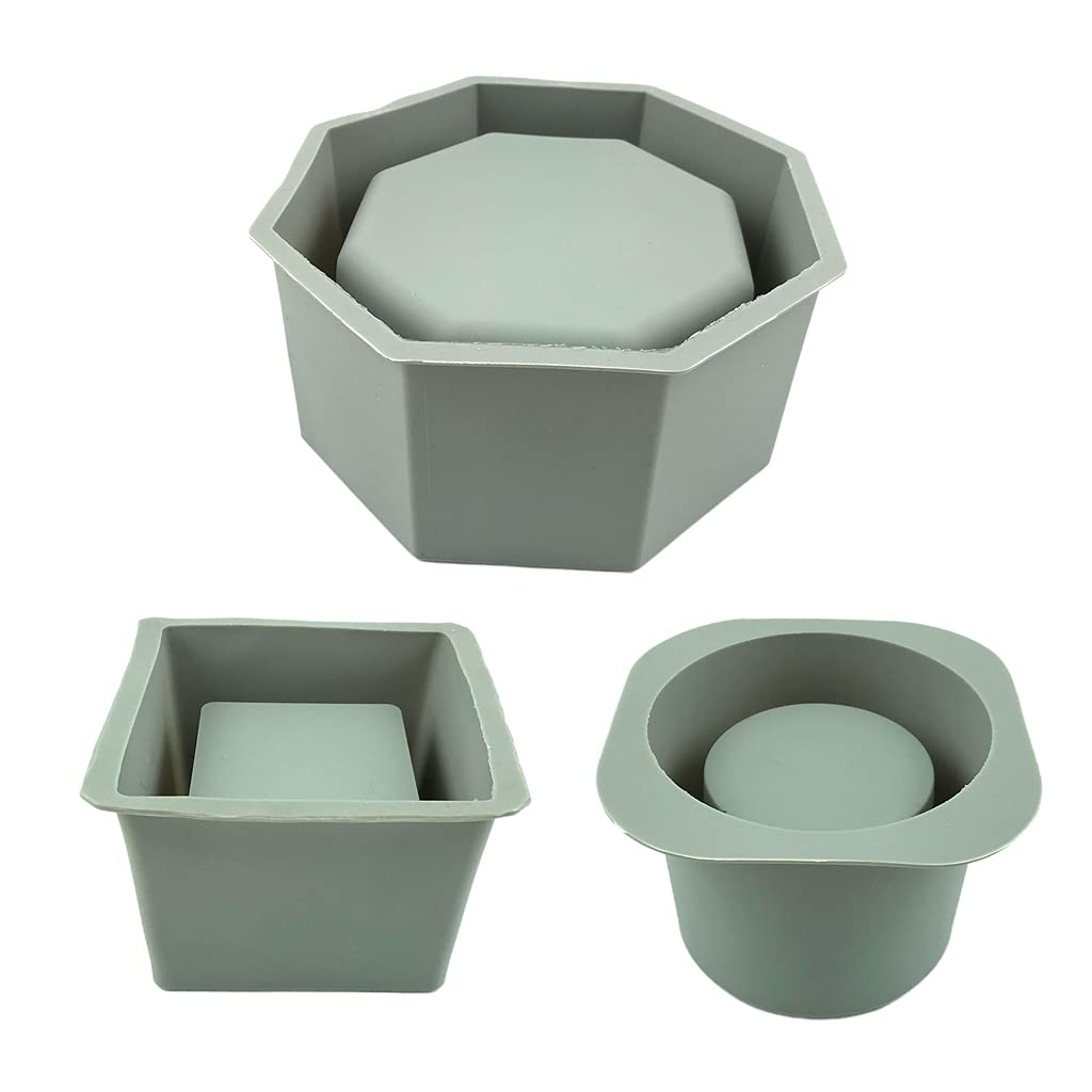 DIY Resin Silicone Mold for Succulent Flower Pots - Concrete Planter & Candle Holder Craft Kit for Home Garden Decor | Perfect for DIY Projects, Wedding Favors, and Gift Making