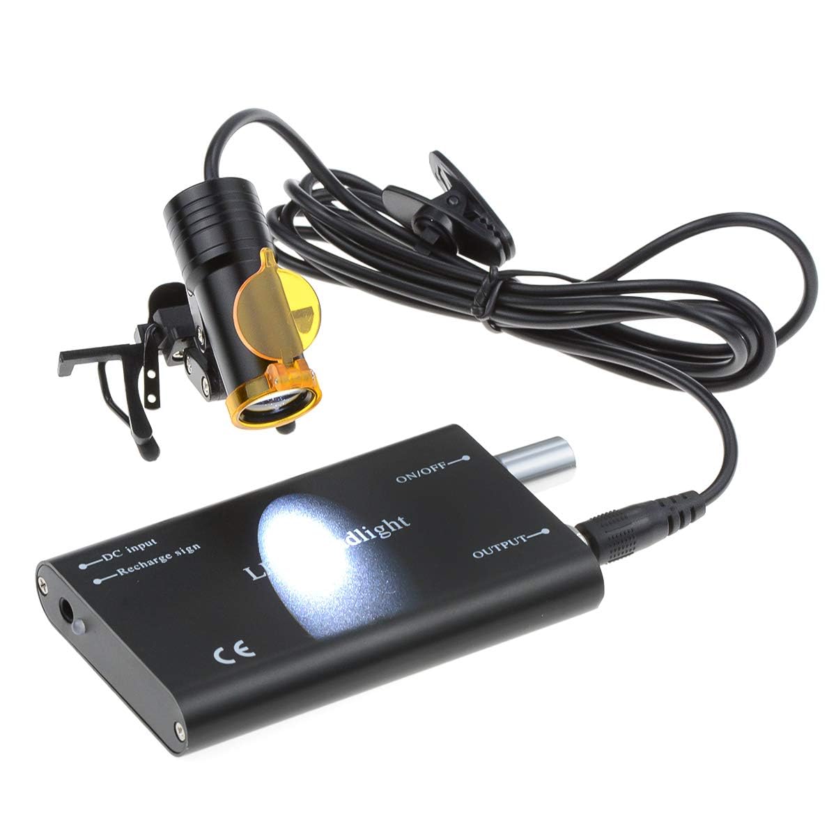 Clip-On Head Lamp with Filter - Universal Fit for All Glasses - Perfect for Reading, Camping & Nighttime Activities
