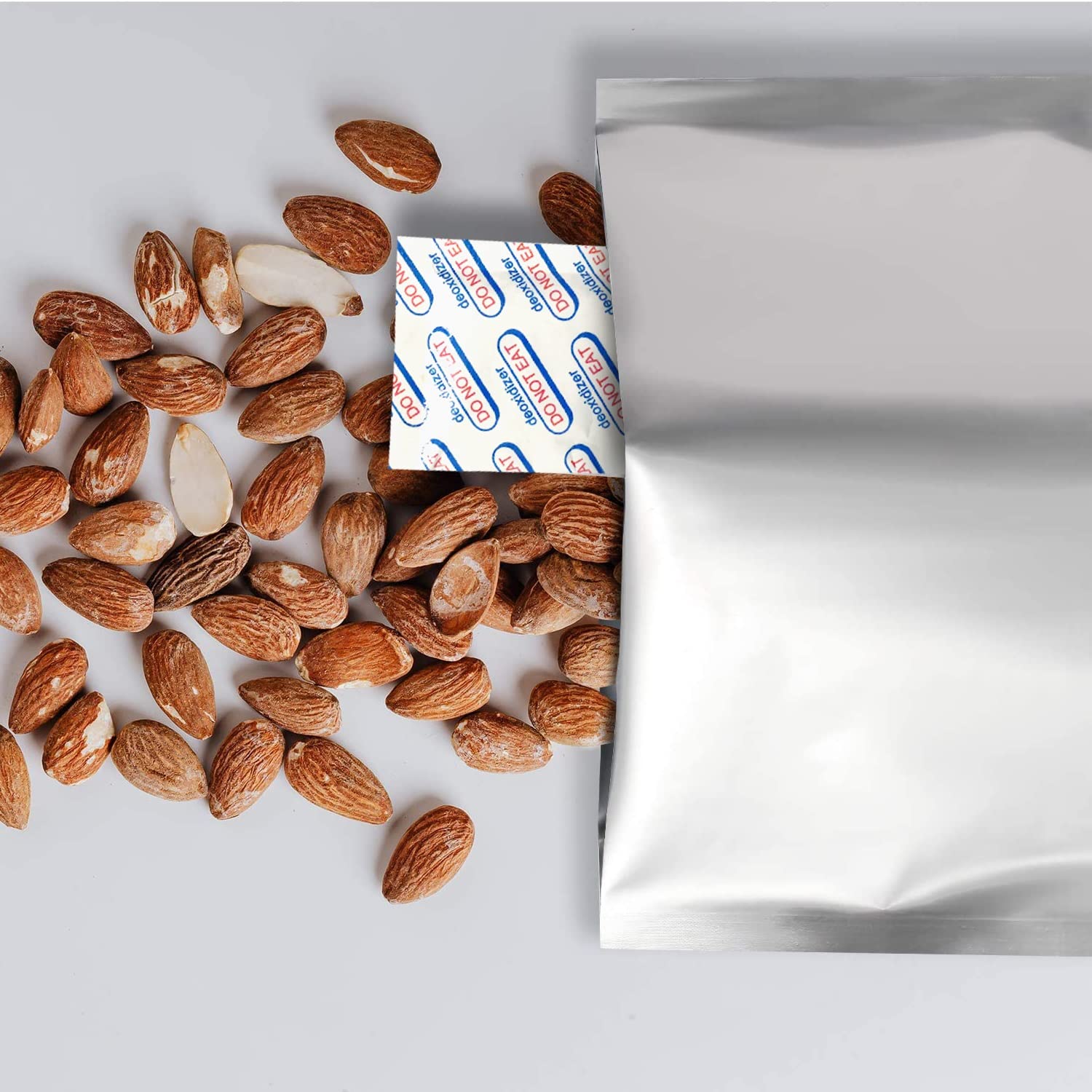 2000cc Oxygen Absorbers for Food Storage - 40 Individually Vacuum Sealed Packets | Food Grade O2 Absorber & Deoxidizer | Extend Shelf Life for Dry Goods, Grains, Nuts & Long-Term Food Storage