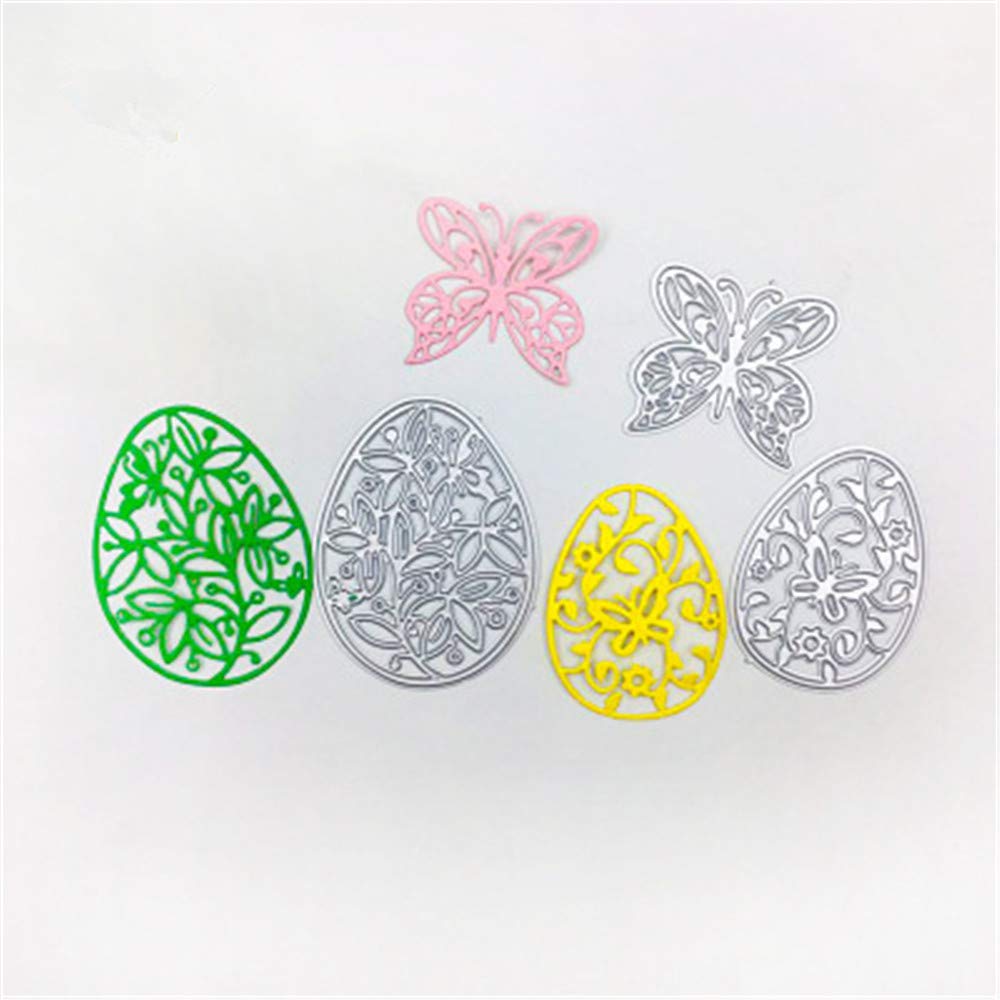 Metal Butterfly Eggs Cutting Dies for Card Making - Easter Butterfly Embossing Stencils & DIY Scrapbooking Templates | Perfect for Greeting Cards, Wedding Invitations, and Paper Craft Decorations