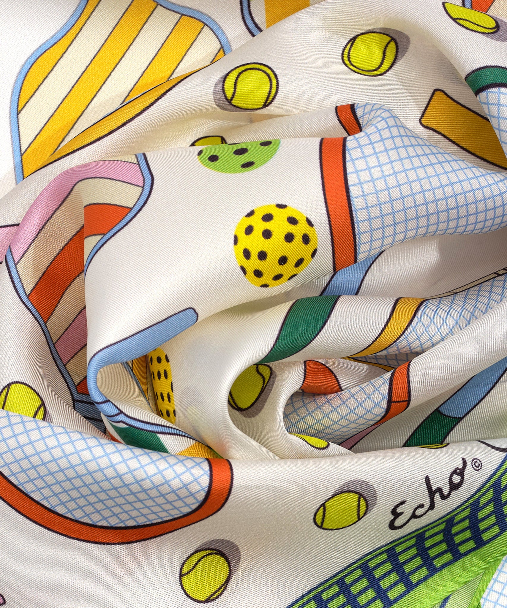 What A Racket Silk Bandana - Stylish Fashion Scarf for Women & Men - Soft Breathable Hair Accessory - Perfect for Outdoor Activities, Concerts & Everyday Wear