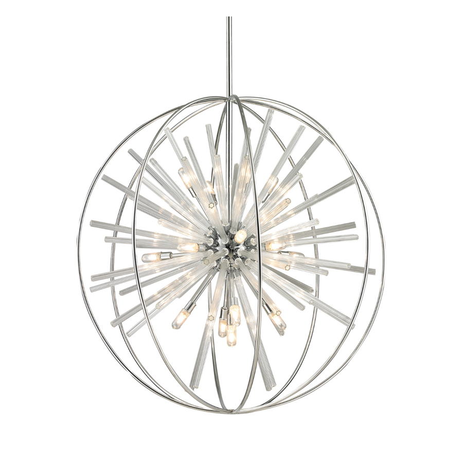 Twilight Orb Chandelier - Modern Crystal Ceiling Light Fixture for Dining Room, Living Room & Bedroom | Elegant Home Decor Lighting for Weddings & Interior Design