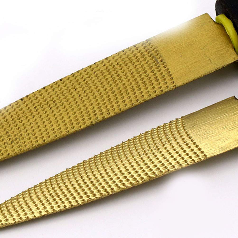 iplusmile 5-Piece Wood and Metal File Set - 4, 6, 8, 10, 12 Inch Hand Files for Woodworking, Shaping, Sharpening - Perfect for DIY Projects, Carpentry, and Metalworking Tasks