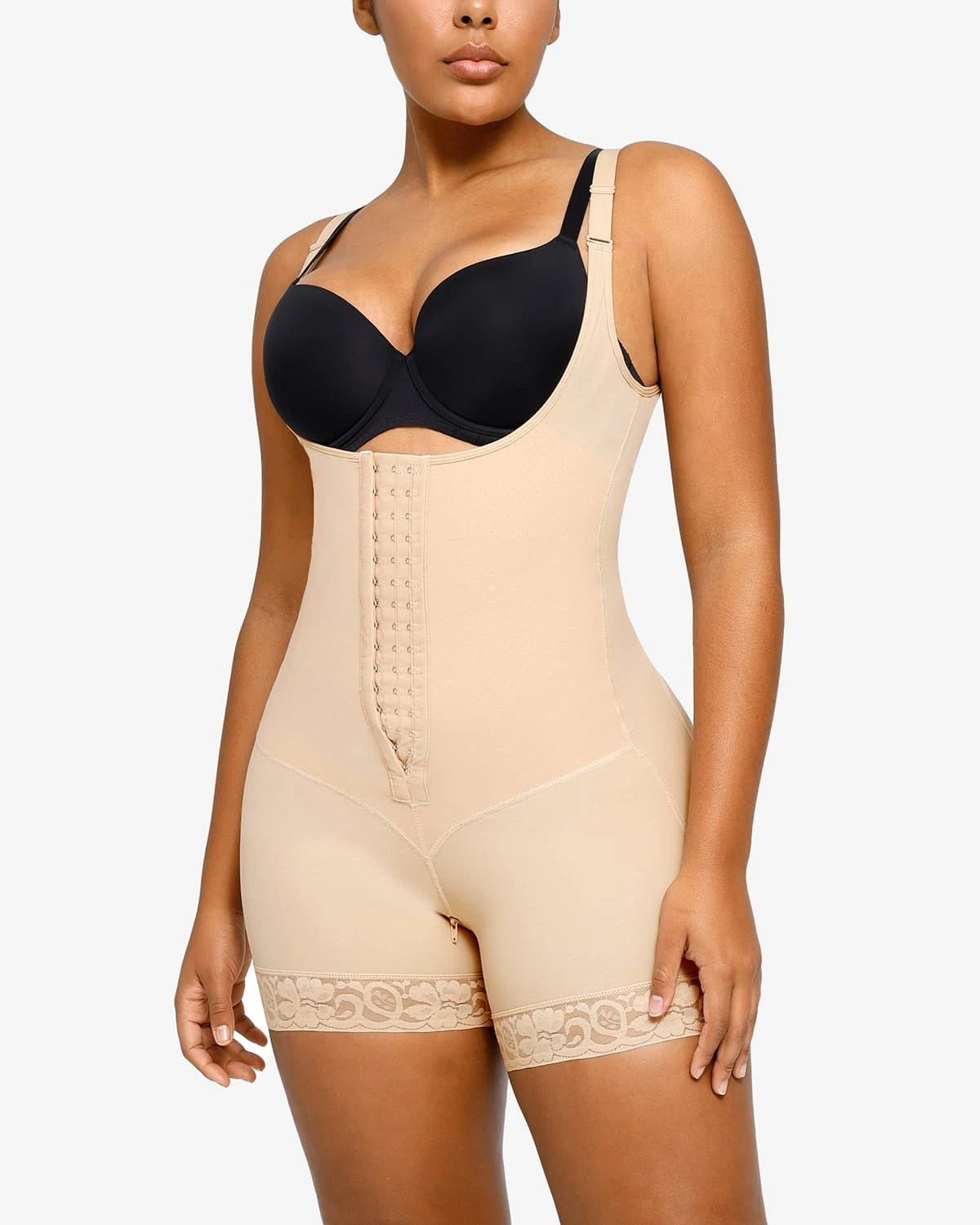 AirSlim® Core Sculpt Open Bust Shaping Bodysuit for Women - Tummy Control Shapewear for Slimming & Posture Support - Perfect for Dresses, Workouts & Special Occasions